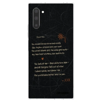 Picasee silikonska prozirna maskica za Samsung Galaxy Note 10 N970F - POET