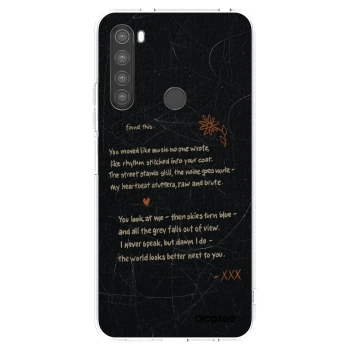 Picasee silikonska prozirna maskica za Xiaomi Redmi Note 8 - POET