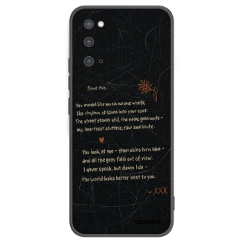 Picasee crna silikonska maskica za Samsung Galaxy S20 G980F - POET