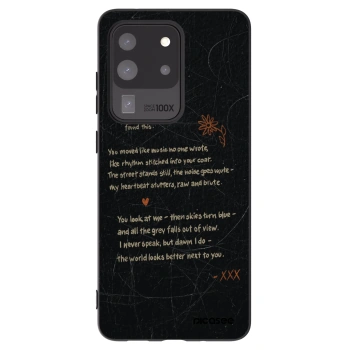 Picasee crna silikonska maskica za Samsung Galaxy S20 Ultra 5G G988F - POET