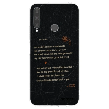 Picasee silikonska prozirna maskica za Huawei P40 Lite E - POET