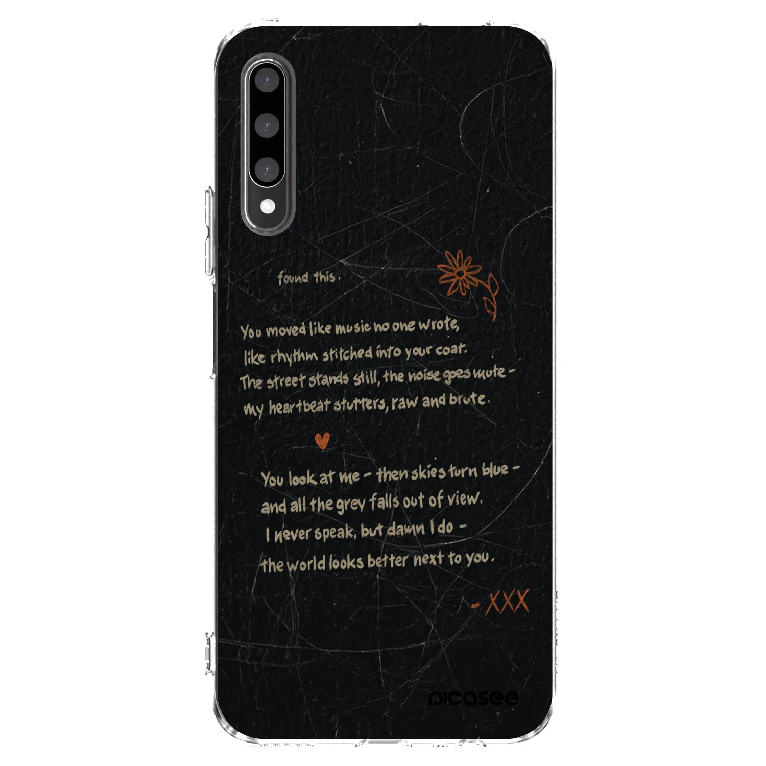 Picasee silikonska prozirna maskica za Honor 9X Pro - POET