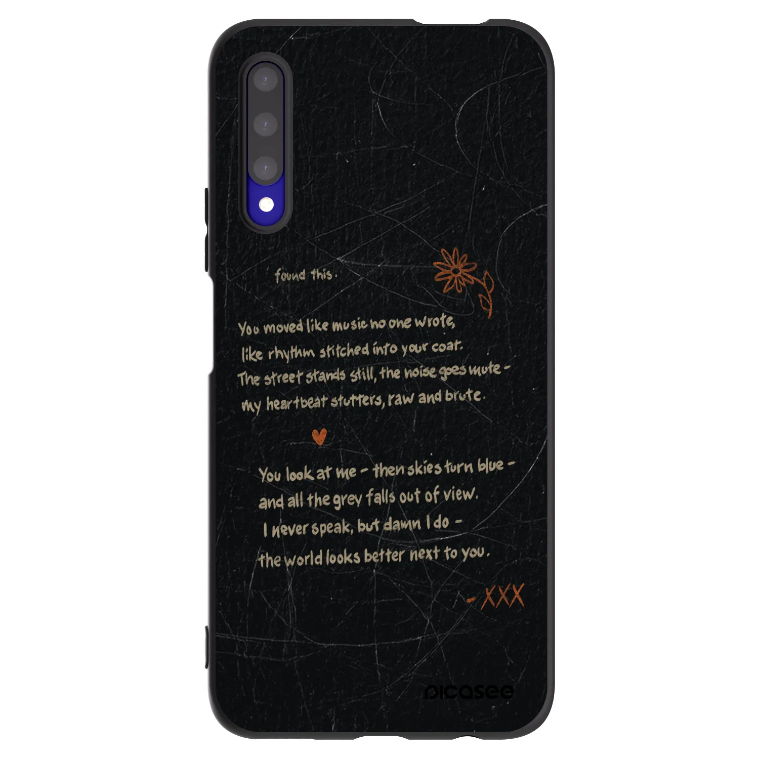 Picasee crna silikonska maskica za Honor 9X Pro - POET