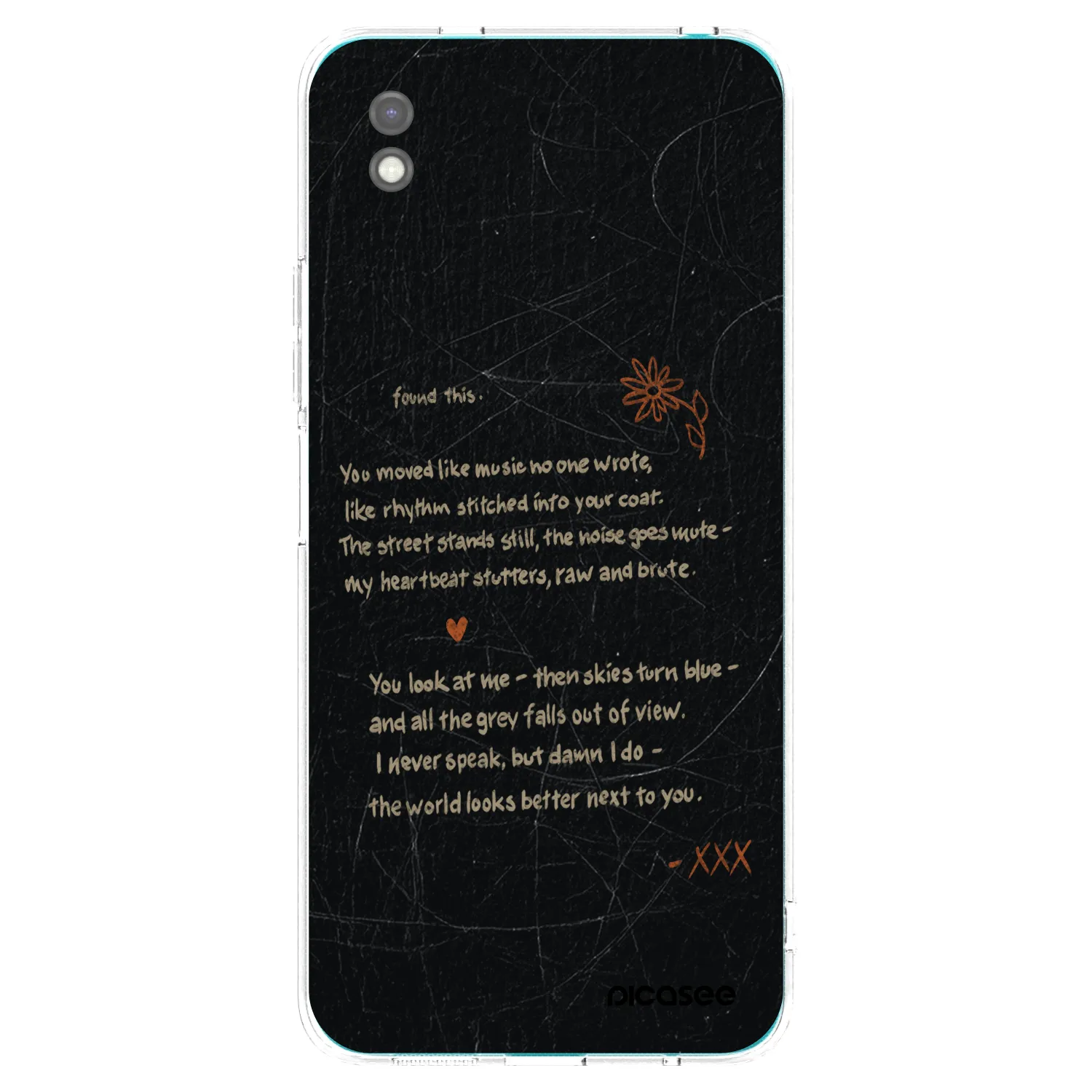 Picasee crna silikonska maskica za Xiaomi Redmi 9A - POET
