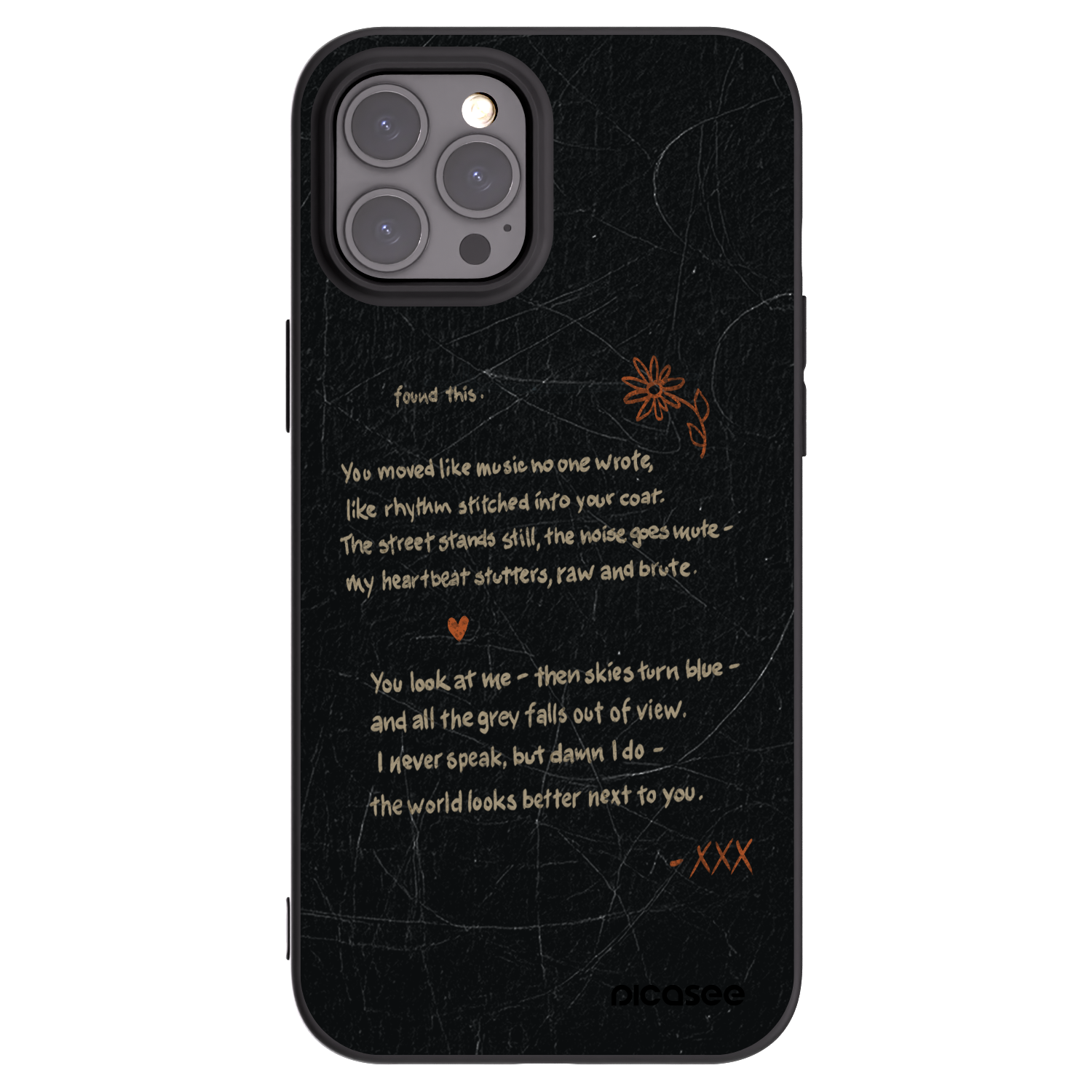Picasee crna silikonska maskica za Apple iPhone 12 Pro Max - POET