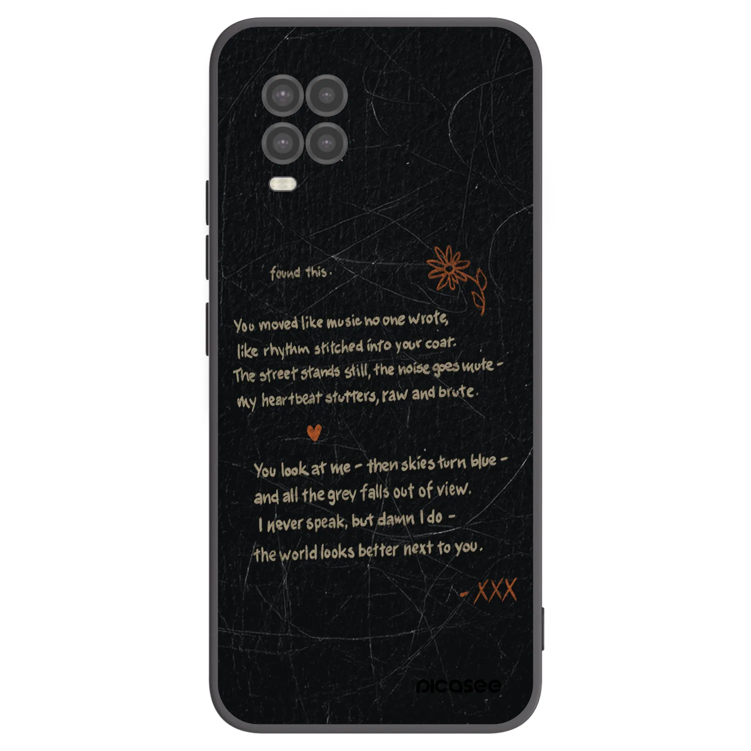Picasee crna silikonska maskica za Xiaomi Mi 10 Lite - POET