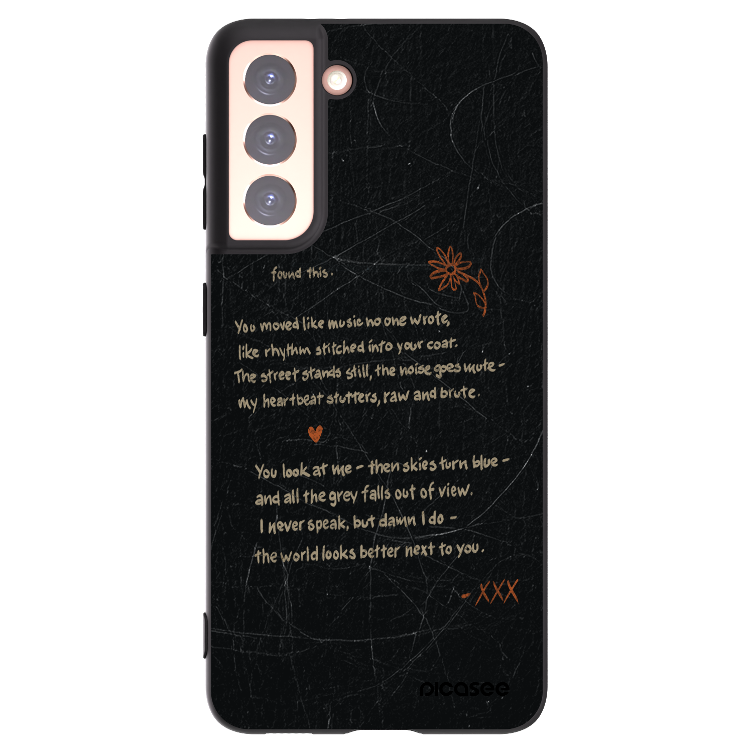 Picasee crna silikonska maskica za Samsung Galaxy S21 5G G991B - POET