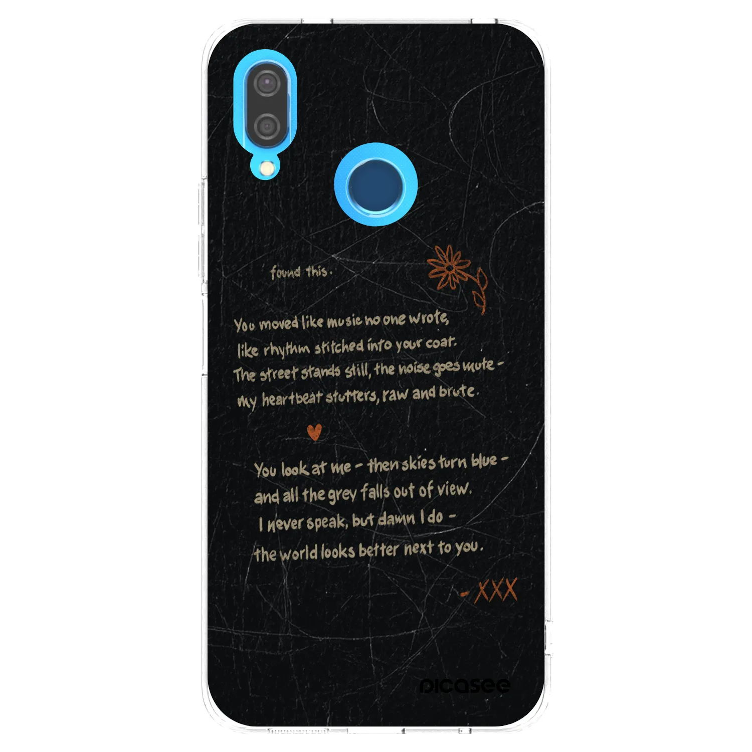 Picasee silikonska prozirna maskica za Huawei P20 Lite - POET