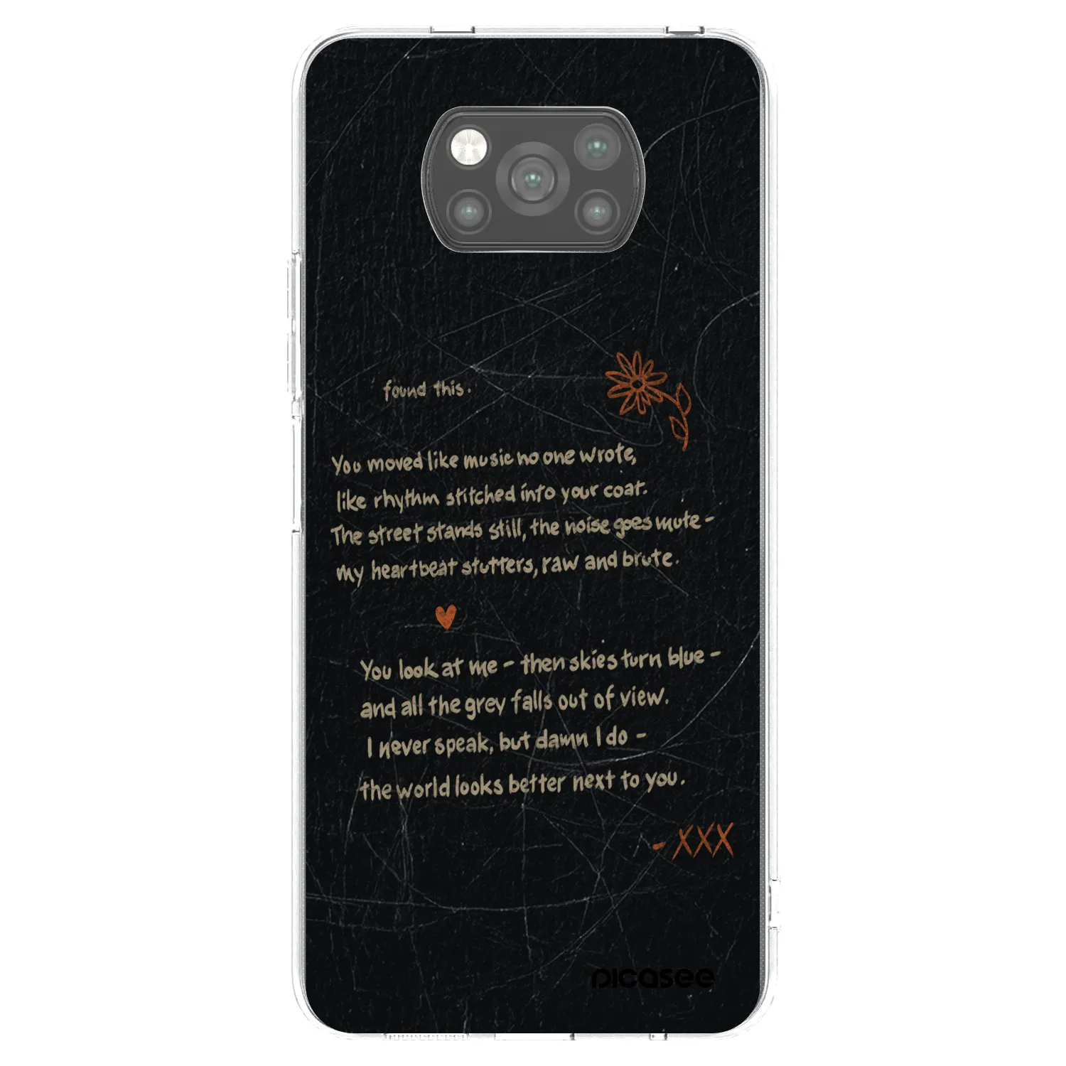 Picasee crna silikonska maskica za Xiaomi Poco X3 Pro - POET