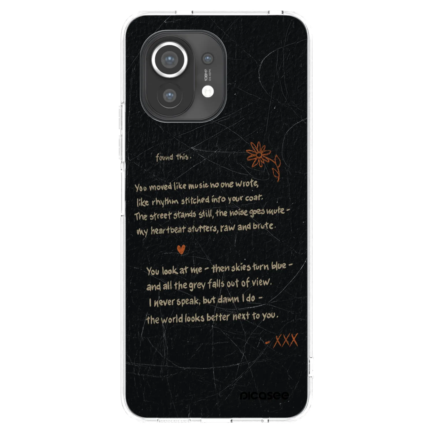Picasee silikonska prozirna maskica za Xiaomi Mi 11 - POET