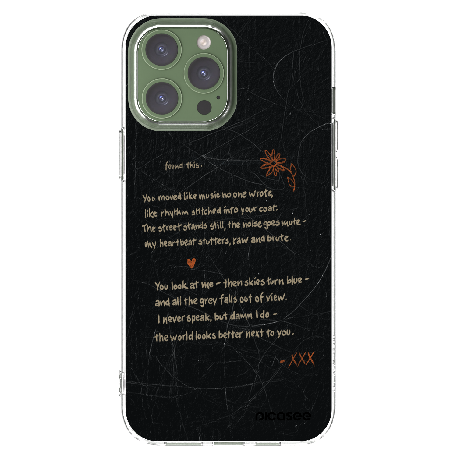 Picasee silikonska prozirna maskica za Apple iPhone 13 Pro Max - POET