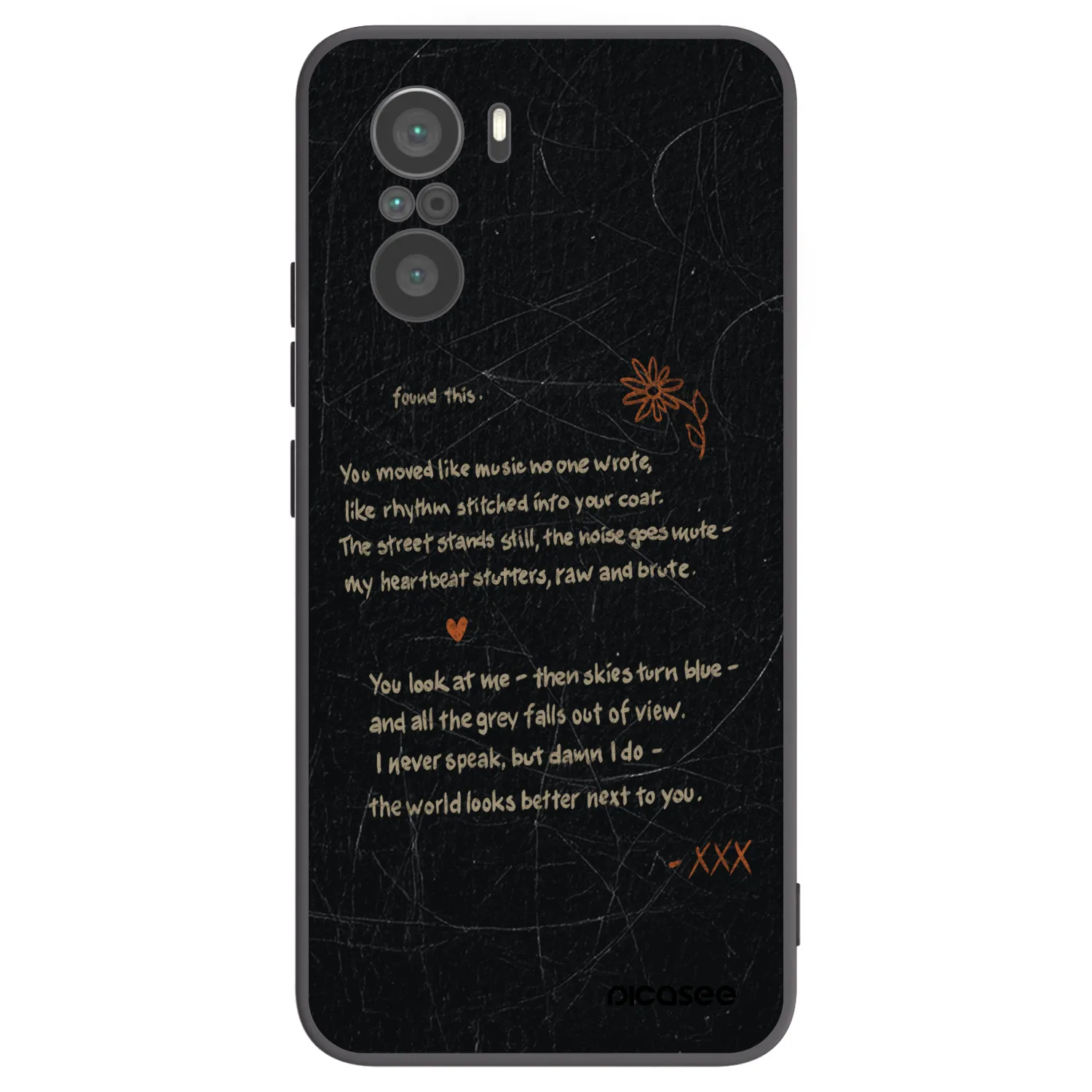 Picasee crna silikonska maskica za Xiaomi Poco F3 - POET