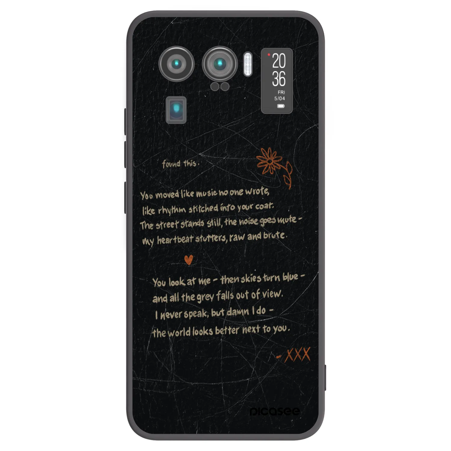 Picasee crna silikonska maskica za Xiaomi Mi 11 Ultra - POET