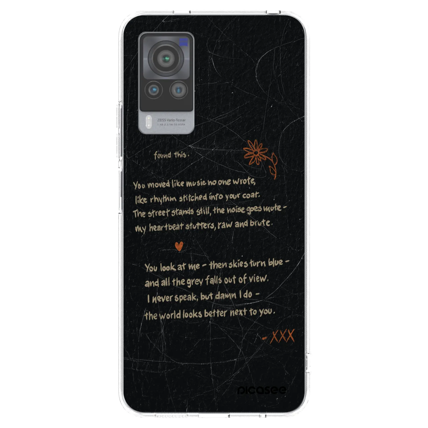 Picasee silikonska prozirna maskica za Vivo X60 Pro 5G - POET