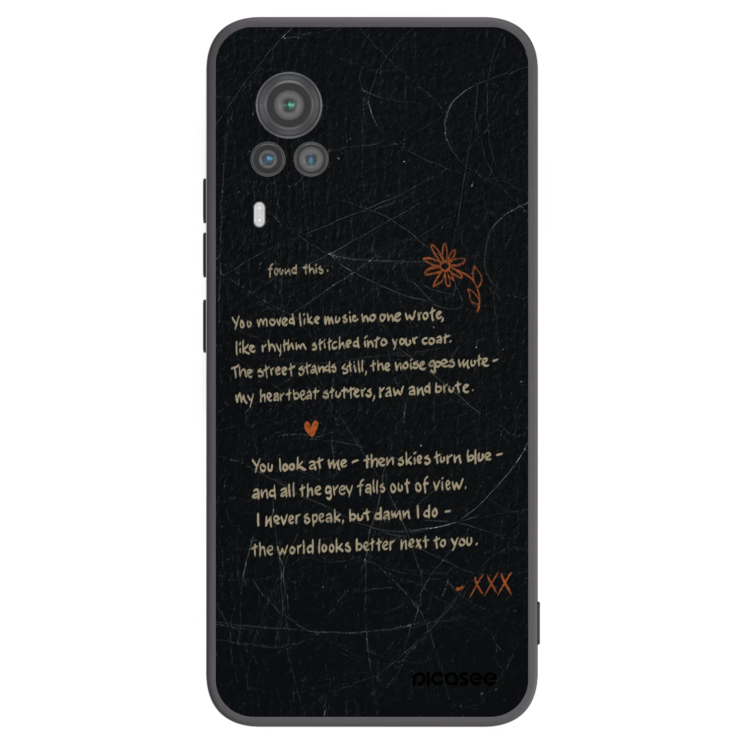 Picasee crna silikonska maskica za Vivo X60 Pro 5G - POET