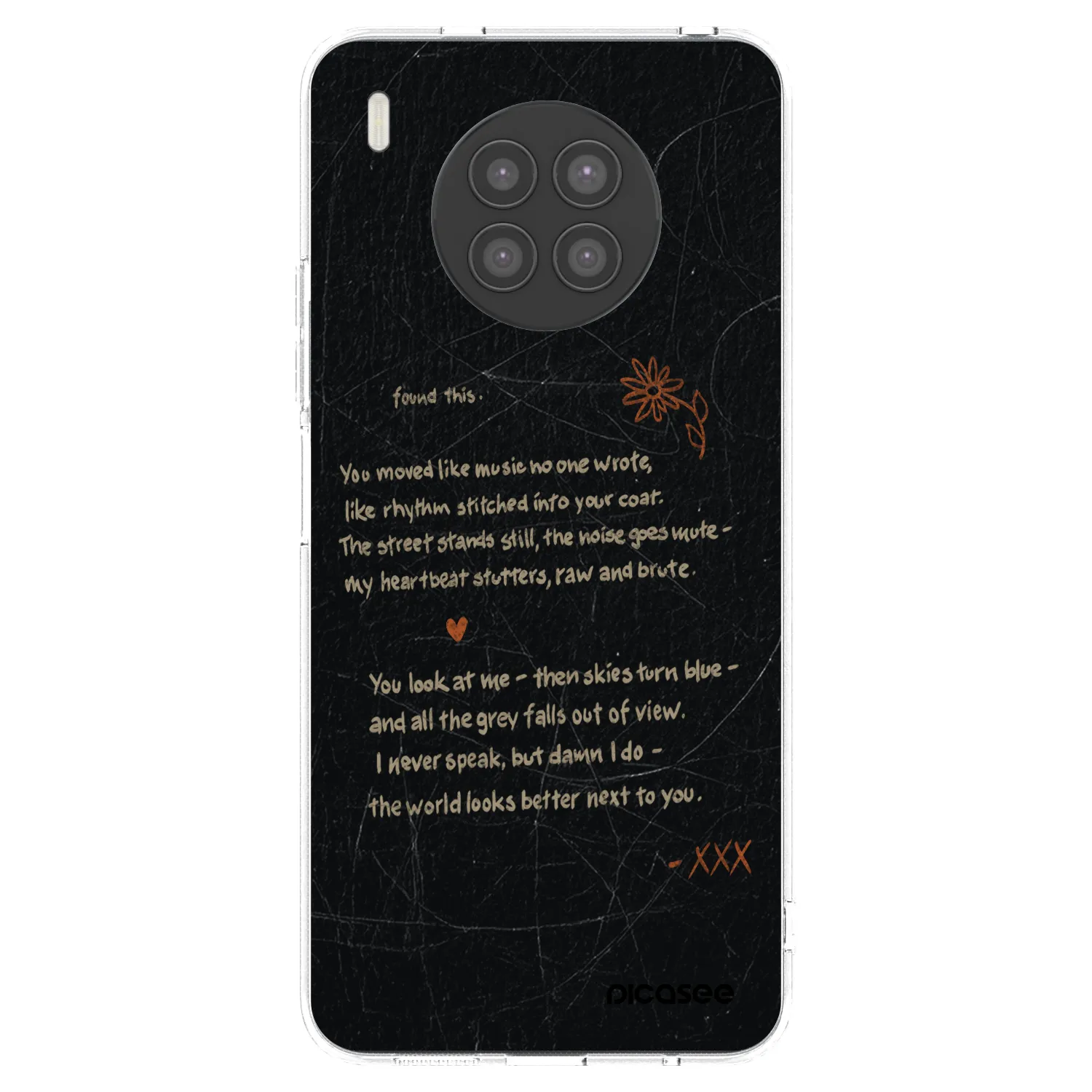 Picasee silikonska prozirna maskica za Huawei Nova 8i - POET