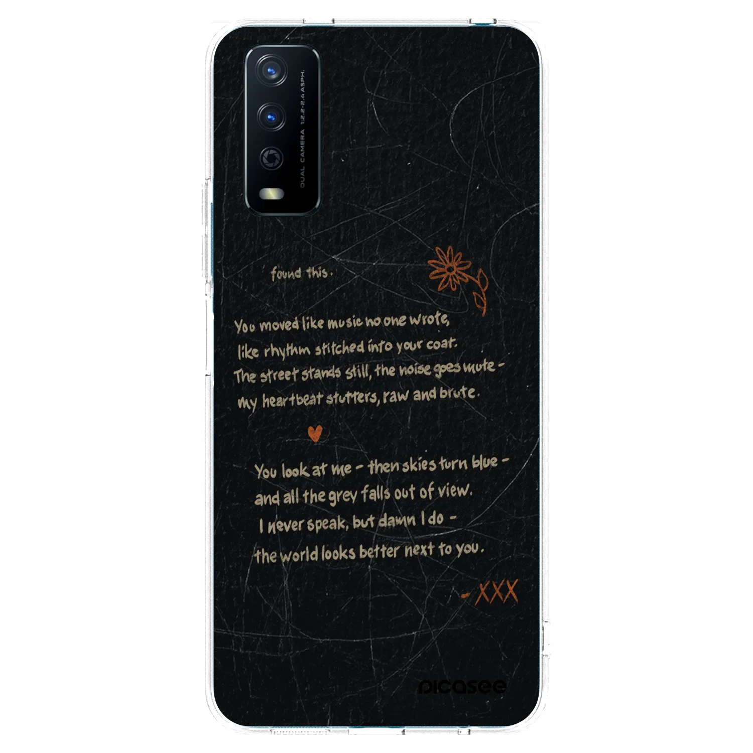 Picasee silikonska prozirna maskica za Vivo Y11s - POET