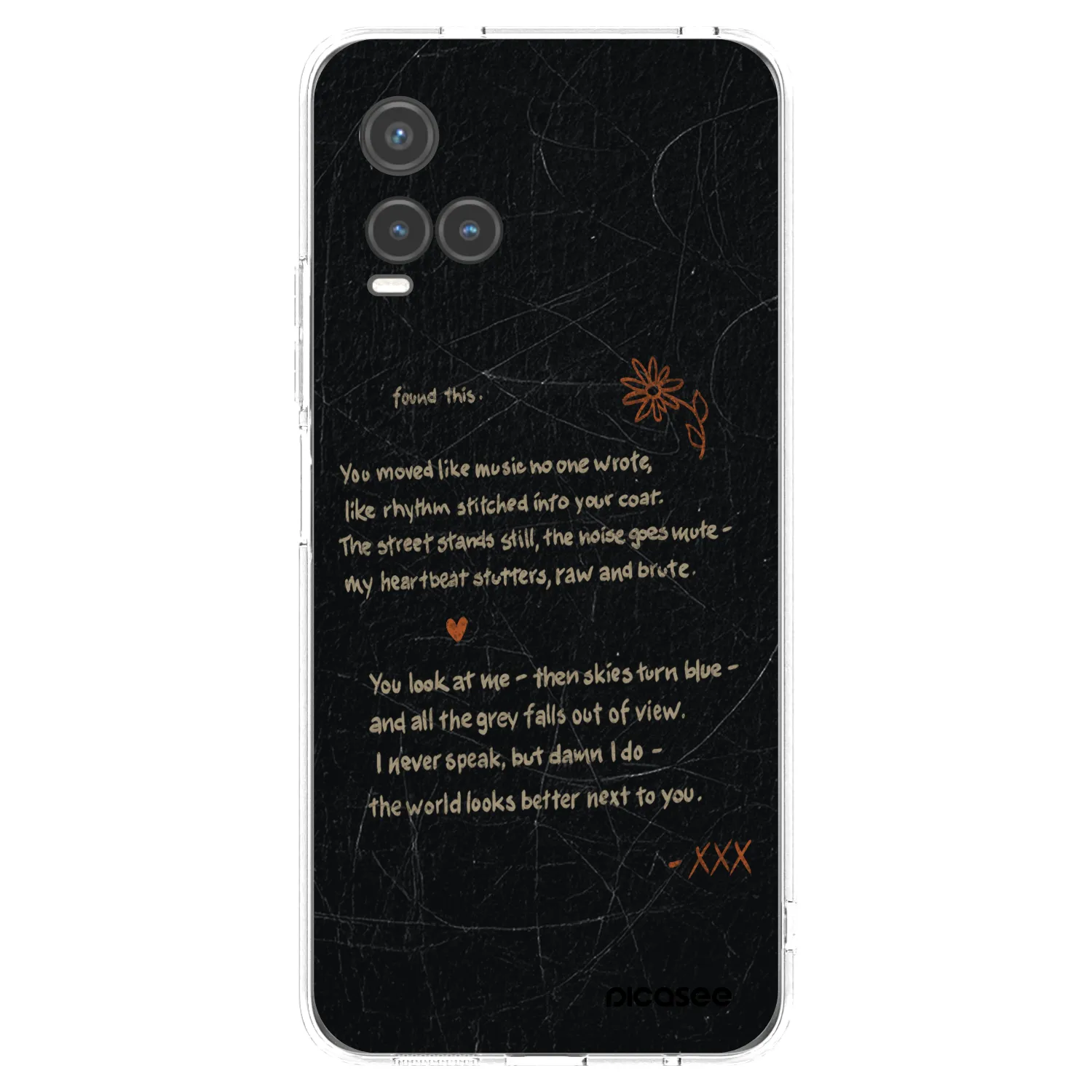 Picasee silikonska prozirna maskica za Vivo Y33s - POET