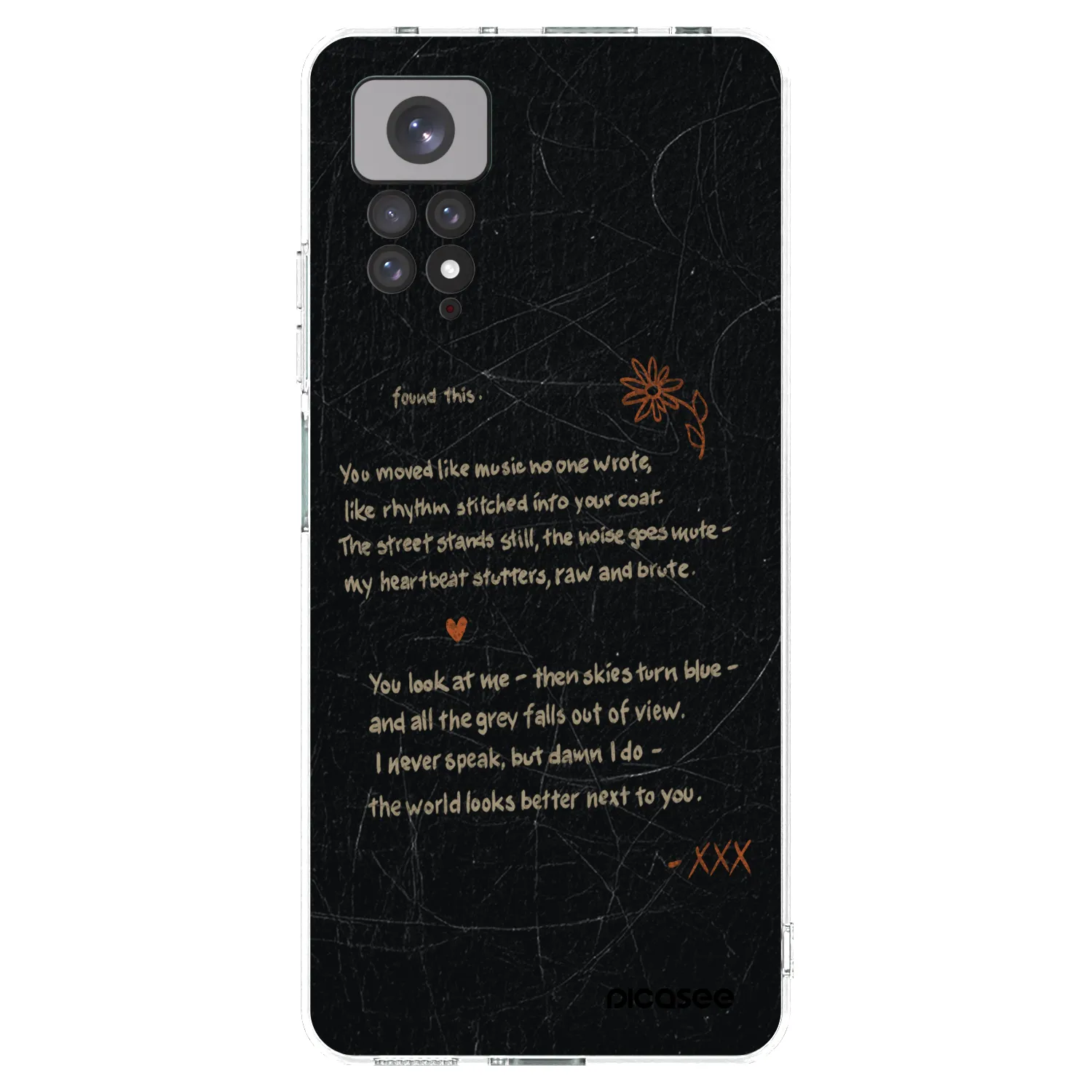 Picasee silikonska prozirna maskica za Xiaomi Redmi Note 11S 4G - POET