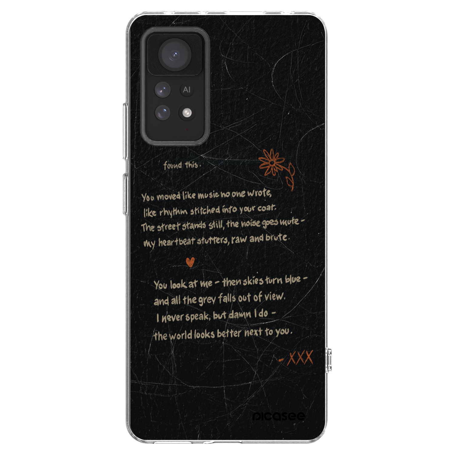 Picasee silikonska prozirna maskica za Xiaomi Redmi Note 11 Pro 5G - POET