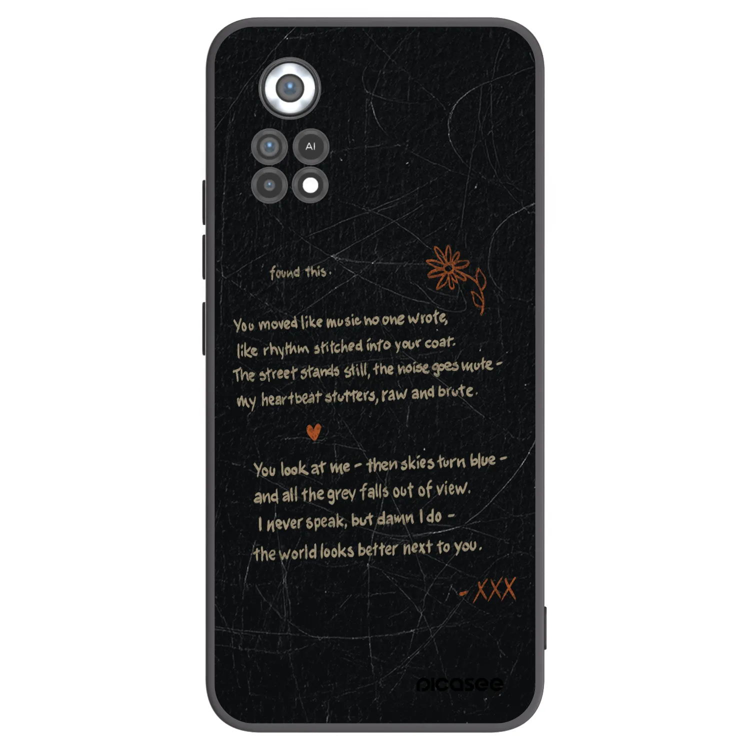 Picasee crna silikonska maskica za Xiaomi Poco X4 Pro 5G - POET