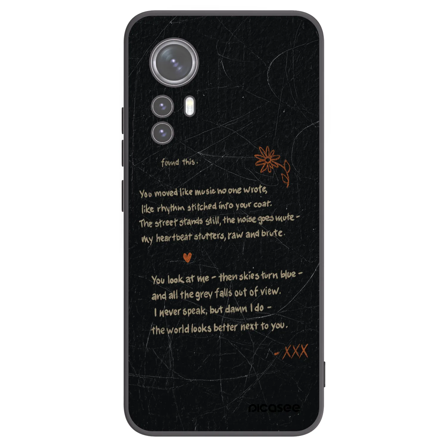 Picasee crna silikonska maskica za Xiaomi 12 - POET