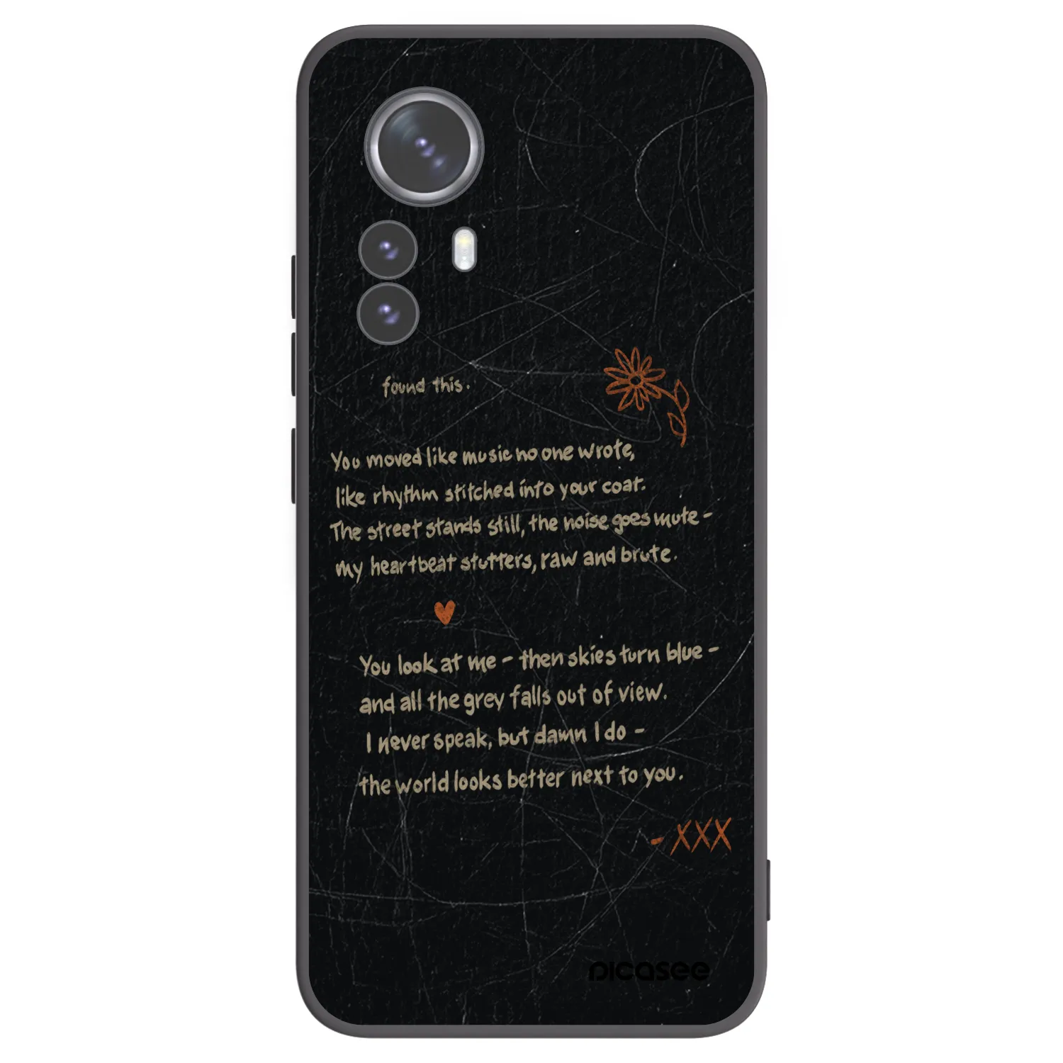 Picasee crna silikonska maskica za Xiaomi 12 Pro - POET