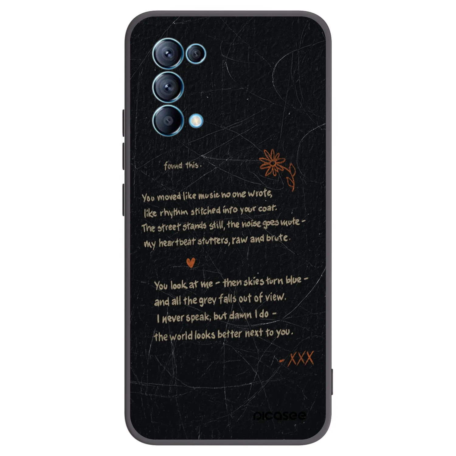 Picasee crna silikonska maskica za OPPO Reno 5 5G - POET