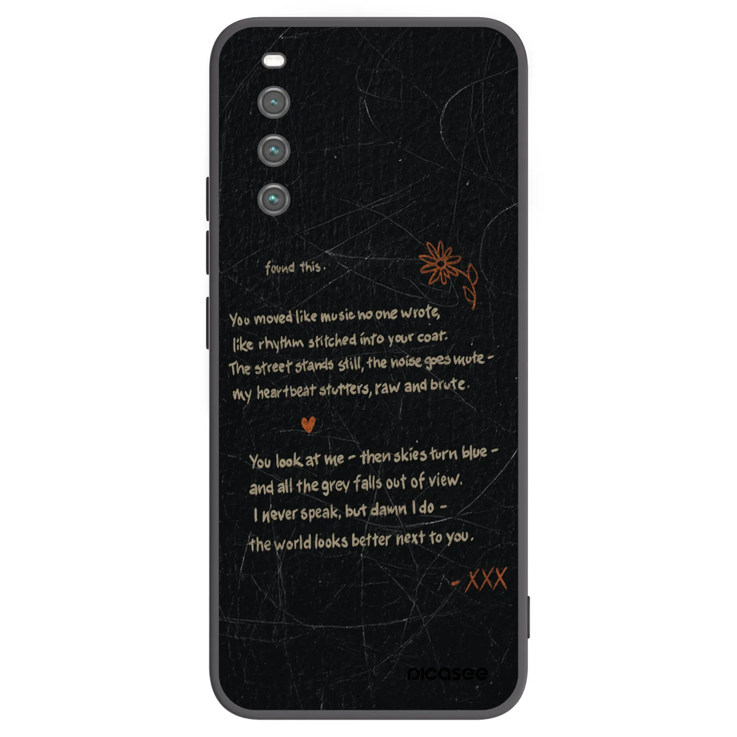 Picasee crna silikonska maskica za Sony Xperia 10 IV 5G - POET