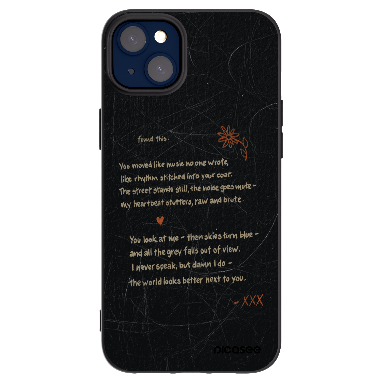 Picasee crna silikonska maskica za Apple iPhone 14 Plus - POET