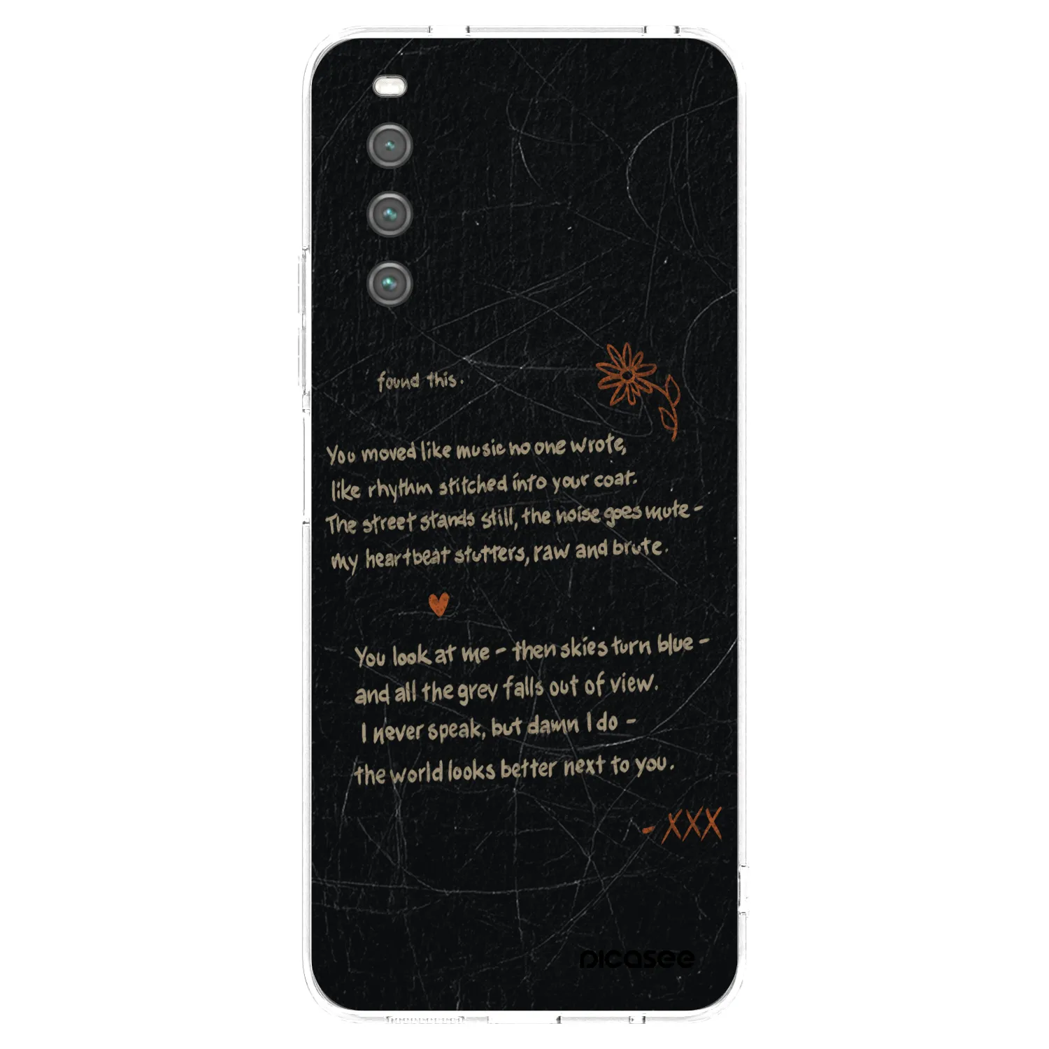 Picasee silikonska prozirna maskica za Sony Xperia 10 IV 5G - POET