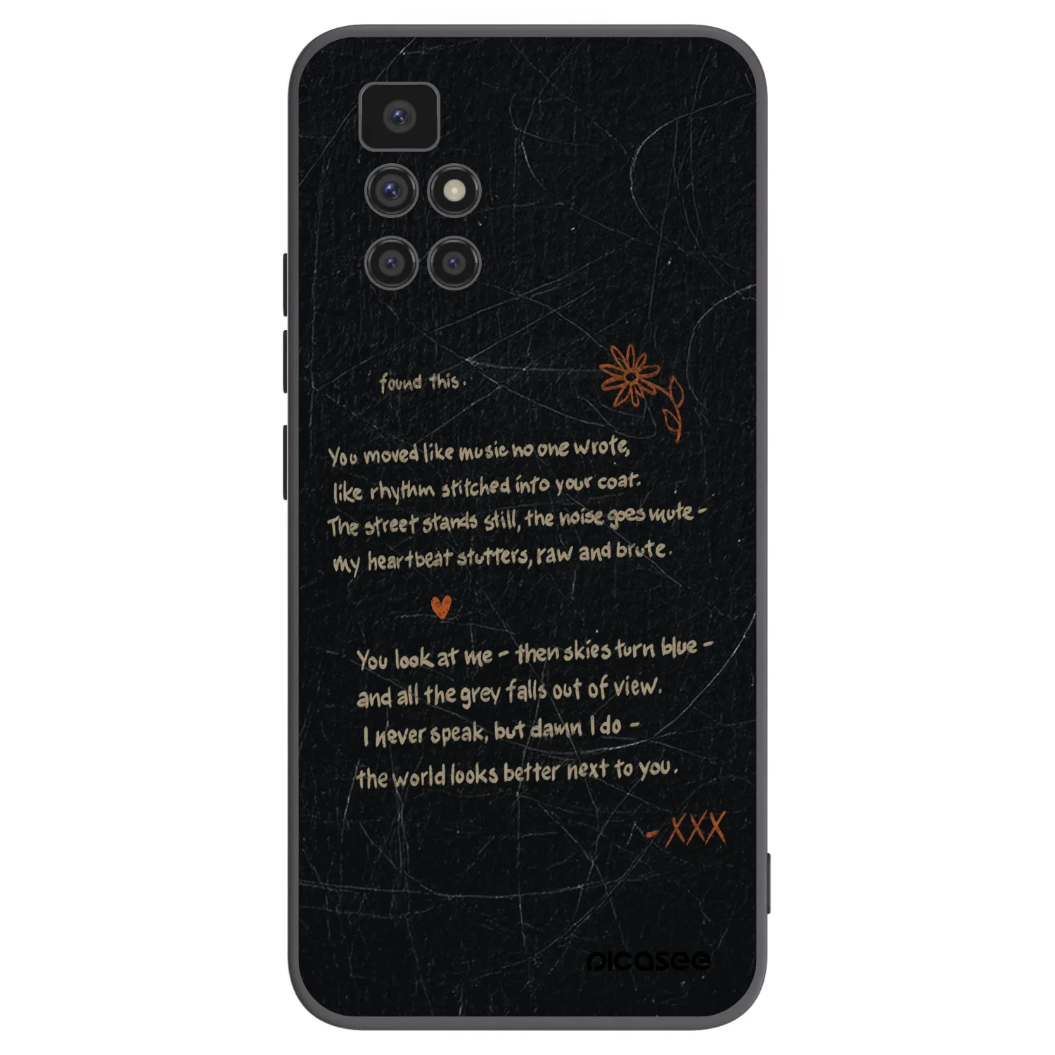 Picasee crna silikonska maskica za Xiaomi Redmi 10 (2022) - POET