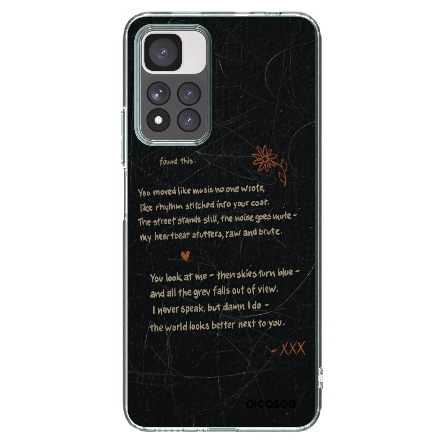 Picasee silikonska prozirna maskica za Xiaomi Redmi Note 11 Pro+ 5G - POET