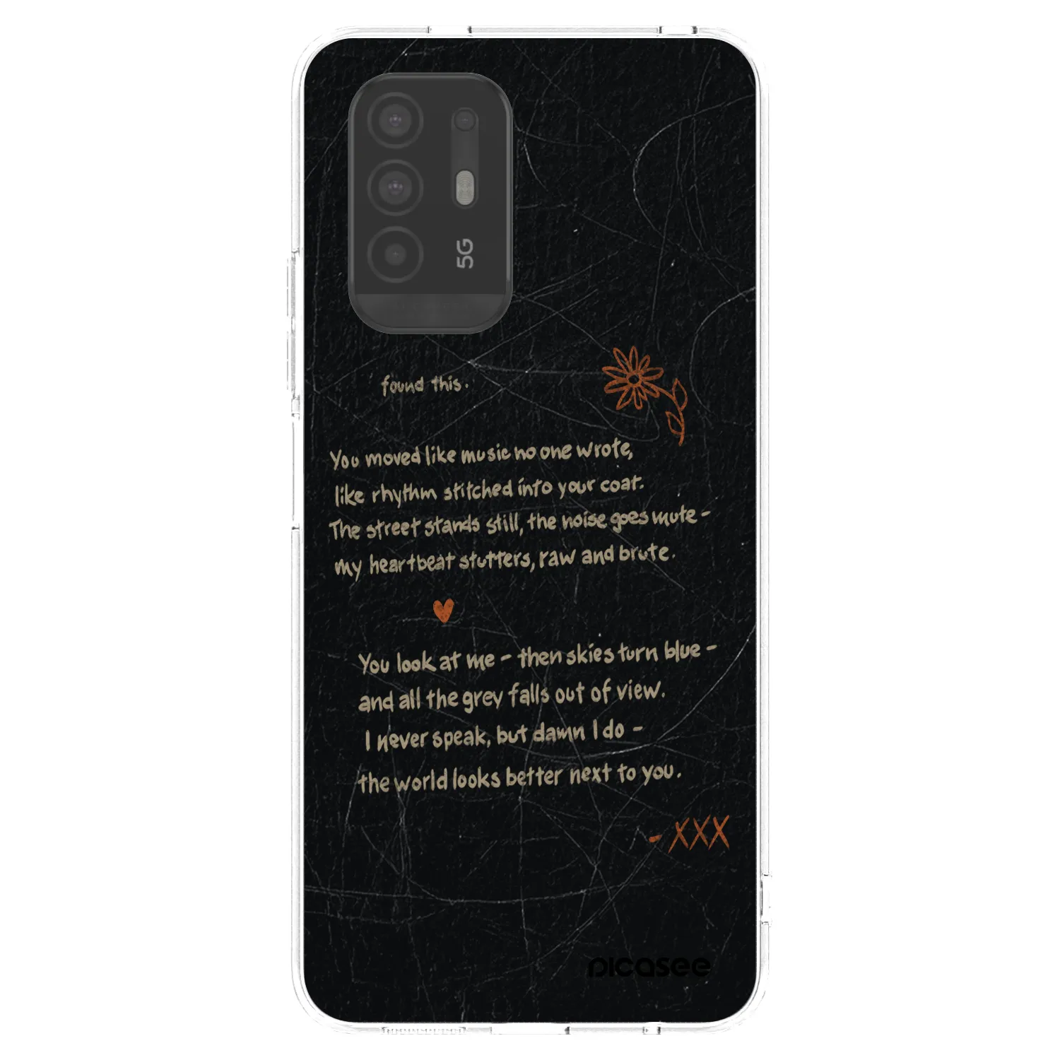 Picasee silikonska prozirna maskica za OPPO A94 5G - POET