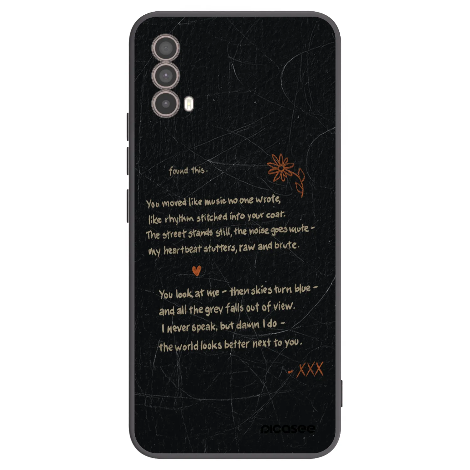 Picasee crna silikonska maskica za Motorola Moto E40 - POET