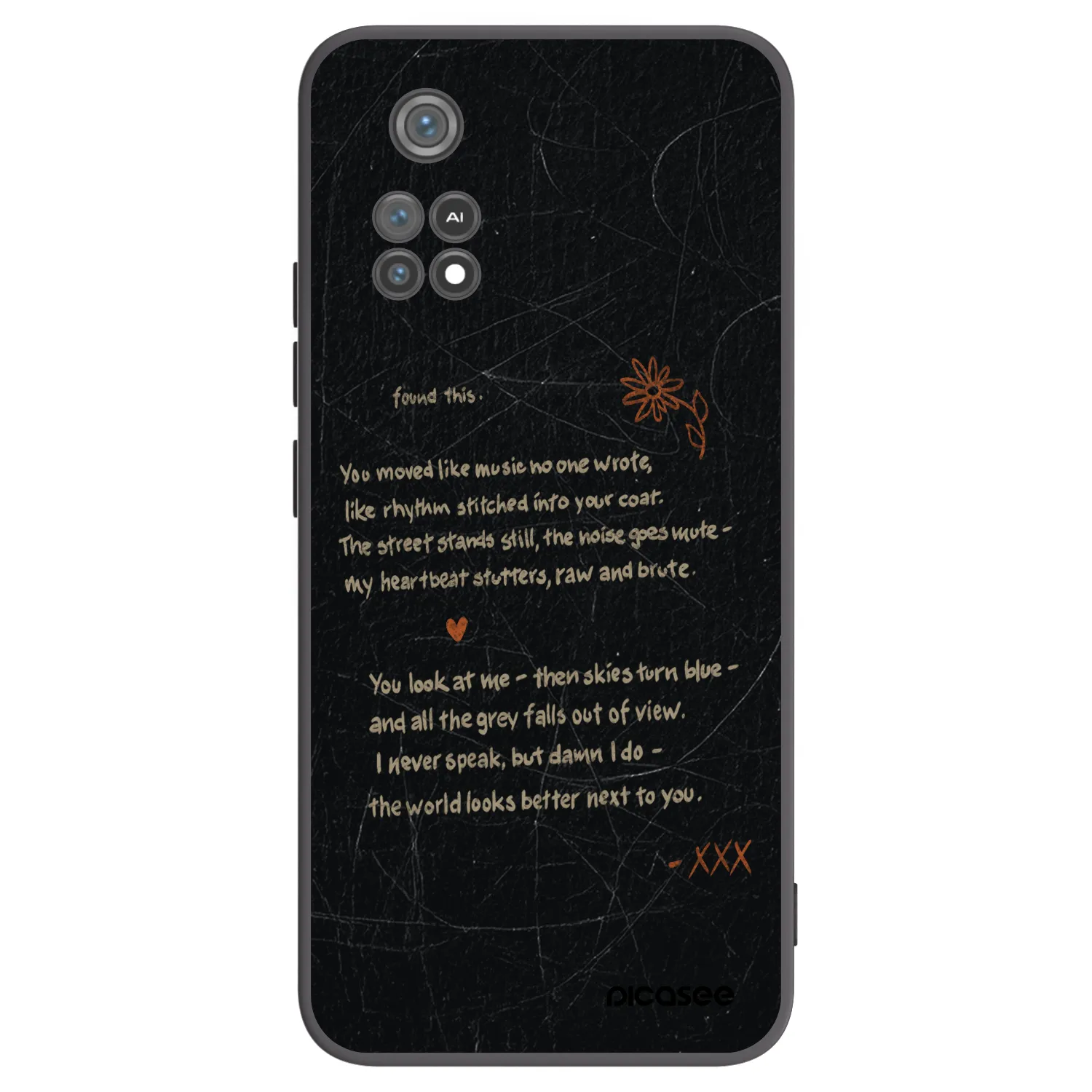 Picasee crna silikonska maskica za Xiaomi Poco M4 Pro - POET