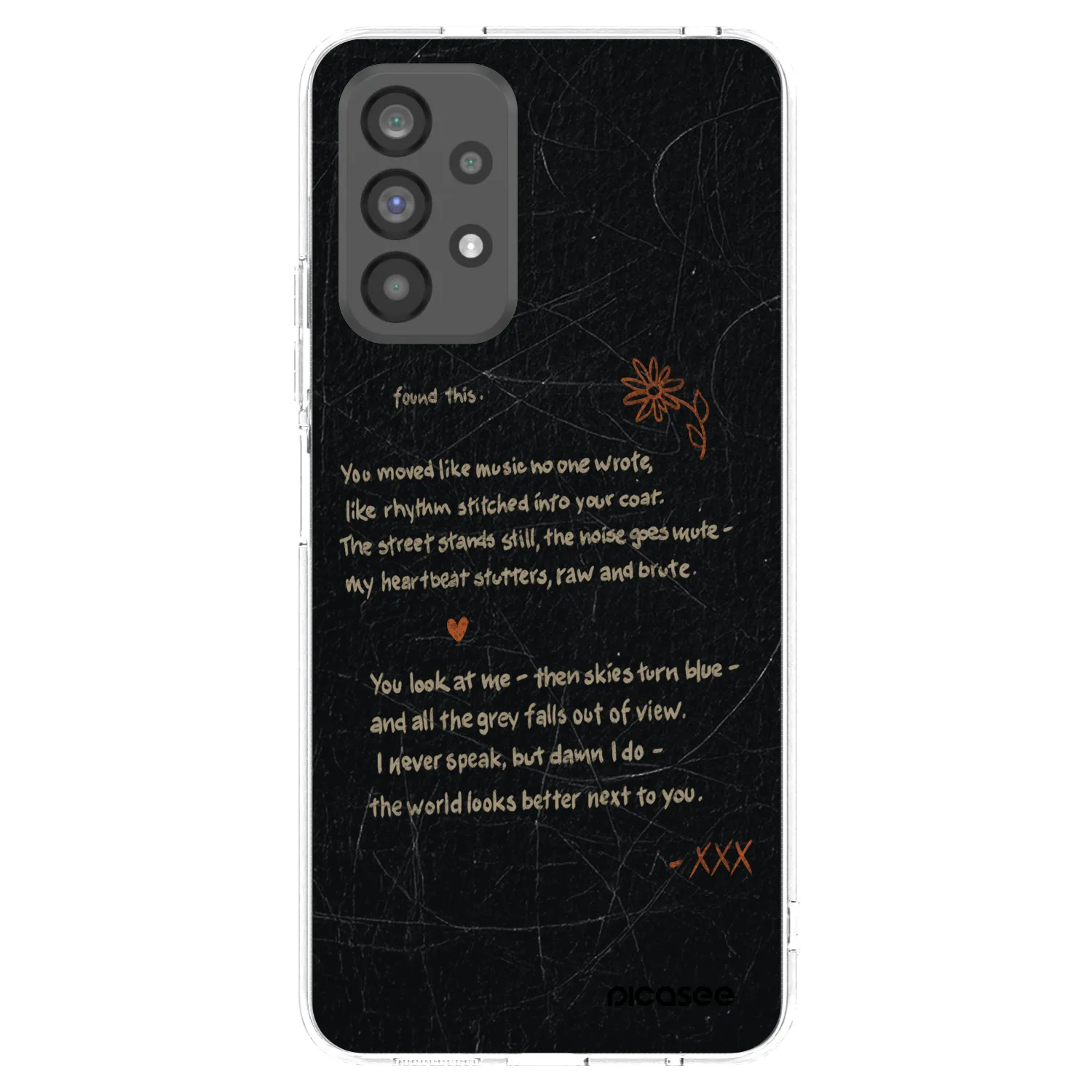 Picasee silikonska prozirna maskica za Samsung Galaxy A73 5G - POET