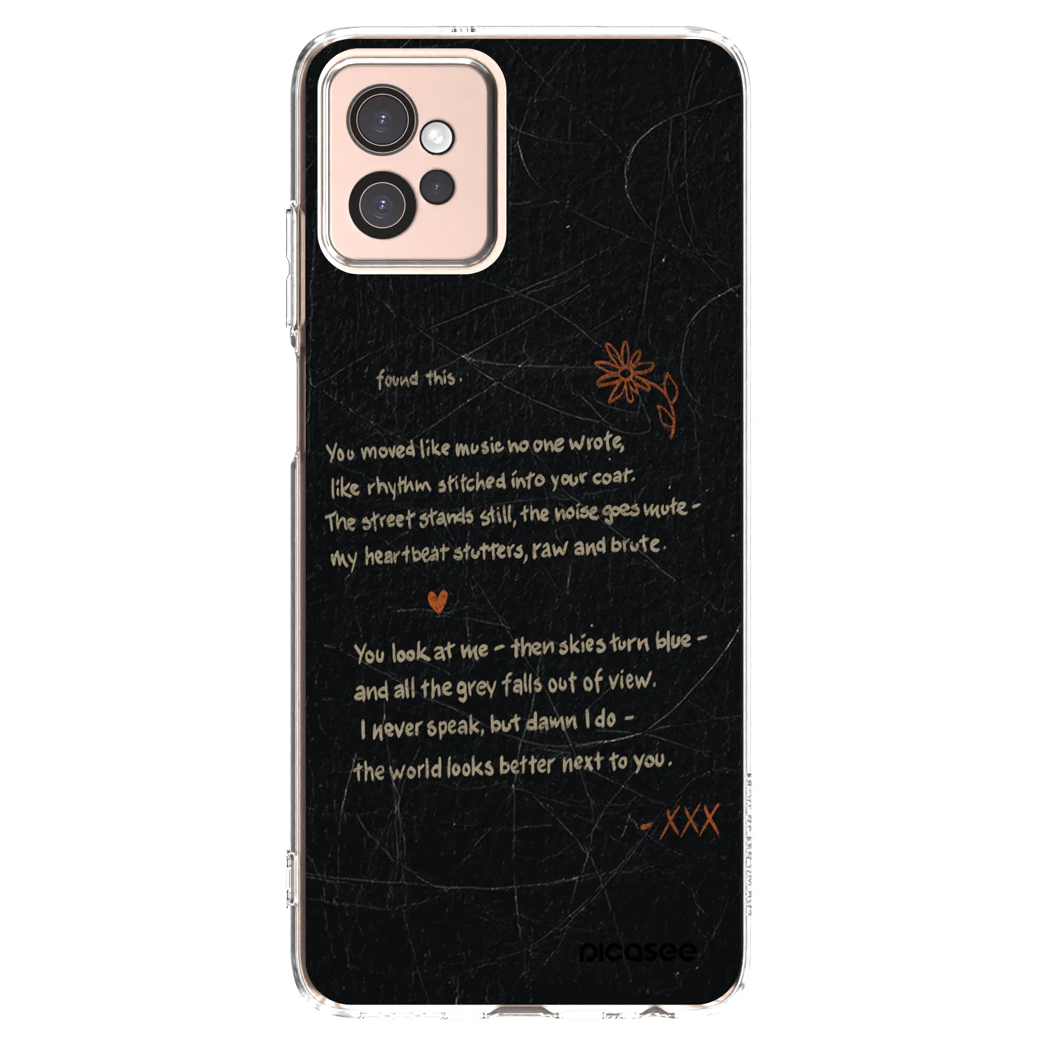 Picasee silikonska prozirna maskica za Motorola Moto G32 - POET