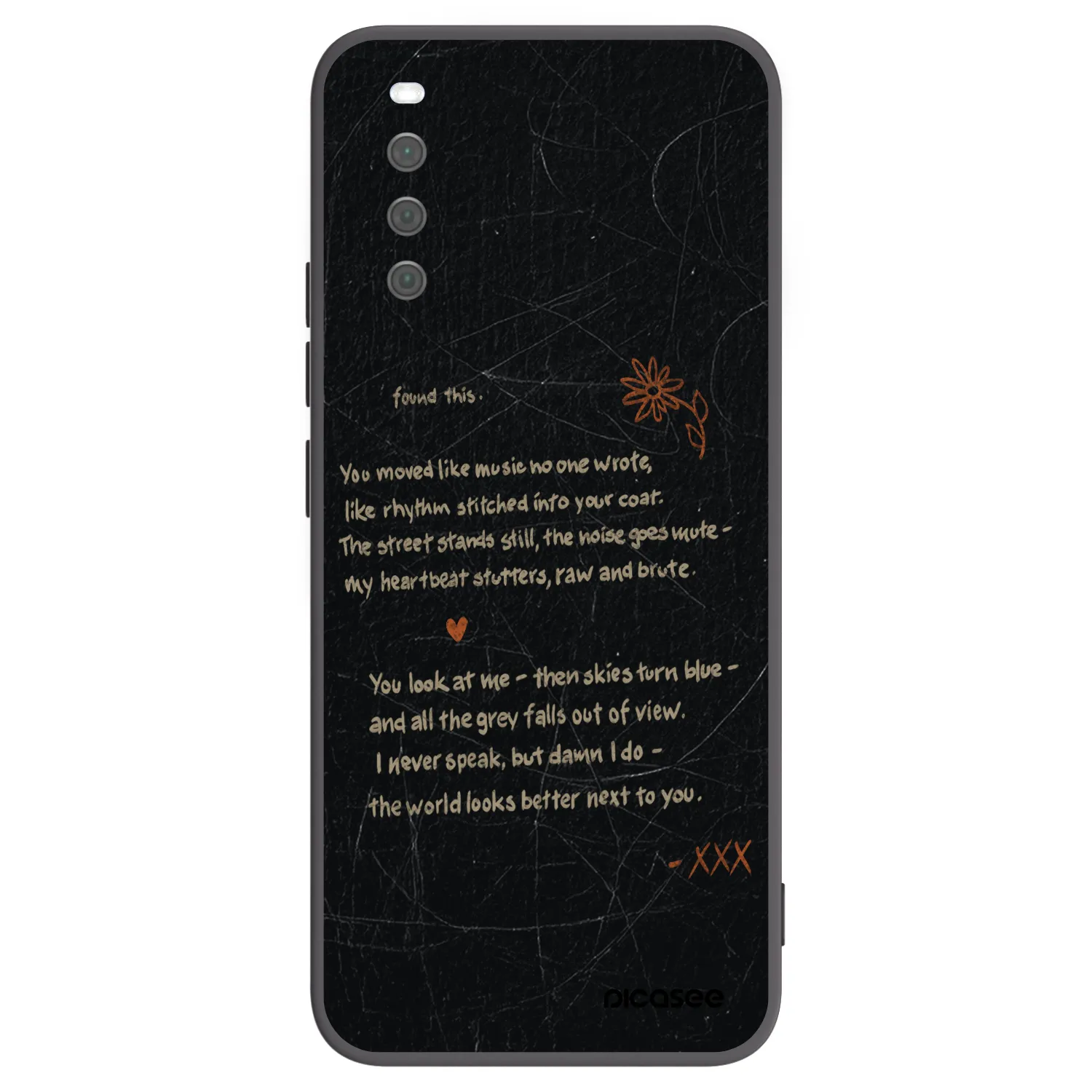 Picasee crna silikonska maskica za Sony Xperia 10 III - POET