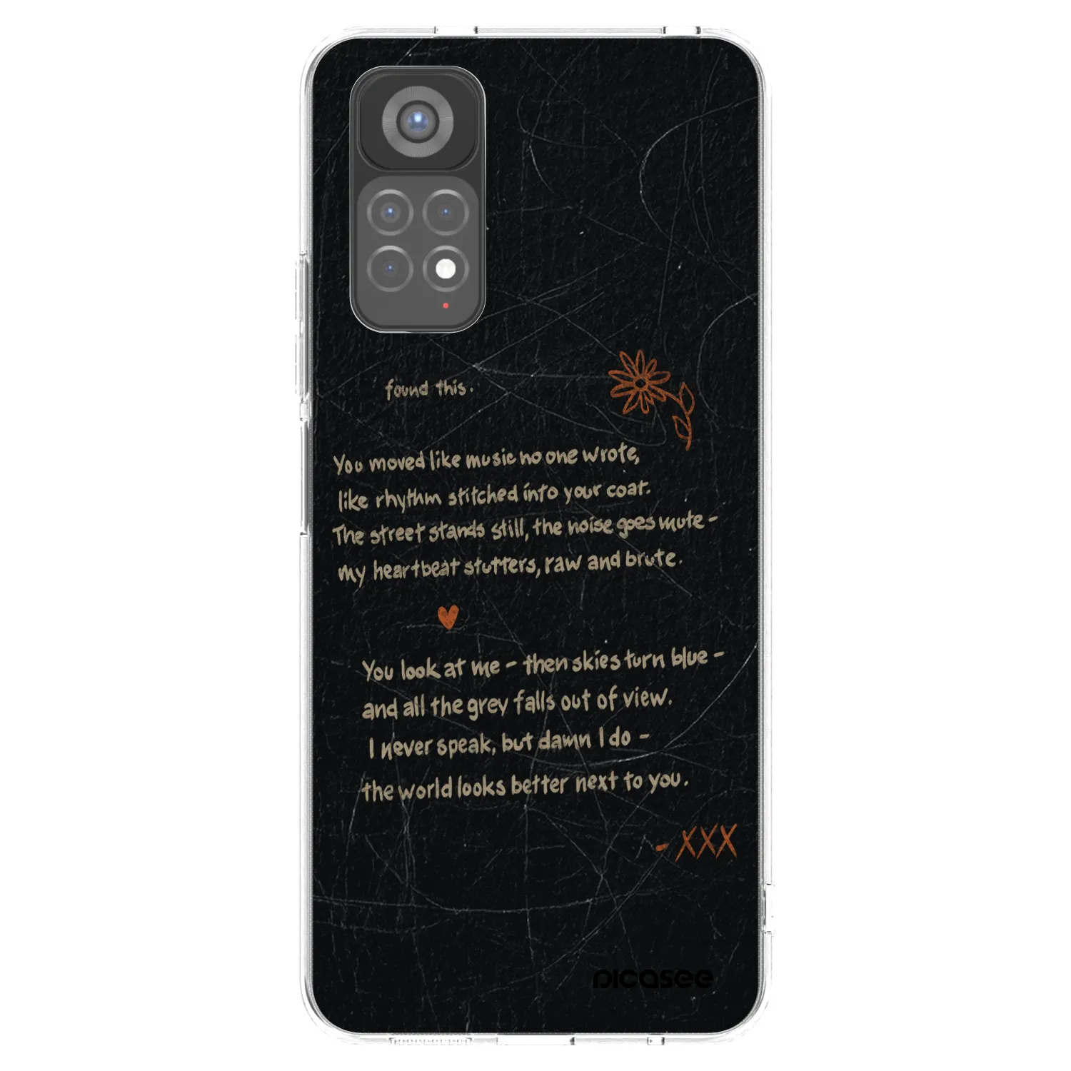 Picasee silikonska prozirna maskica za Xiaomi Redmi Note 11S 5G - POET