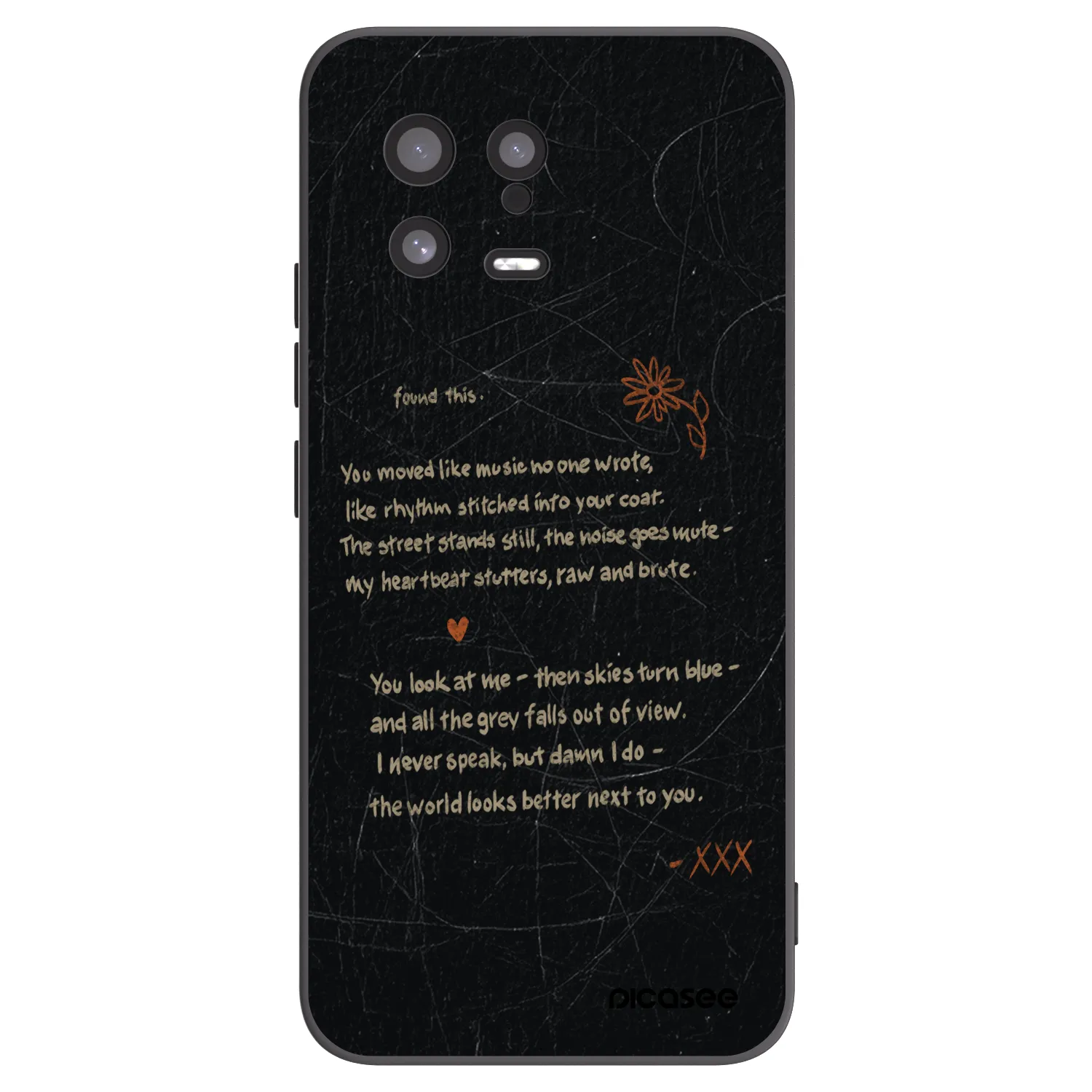 Picasee crna silikonska maskica za Xiaomi 13 - POET