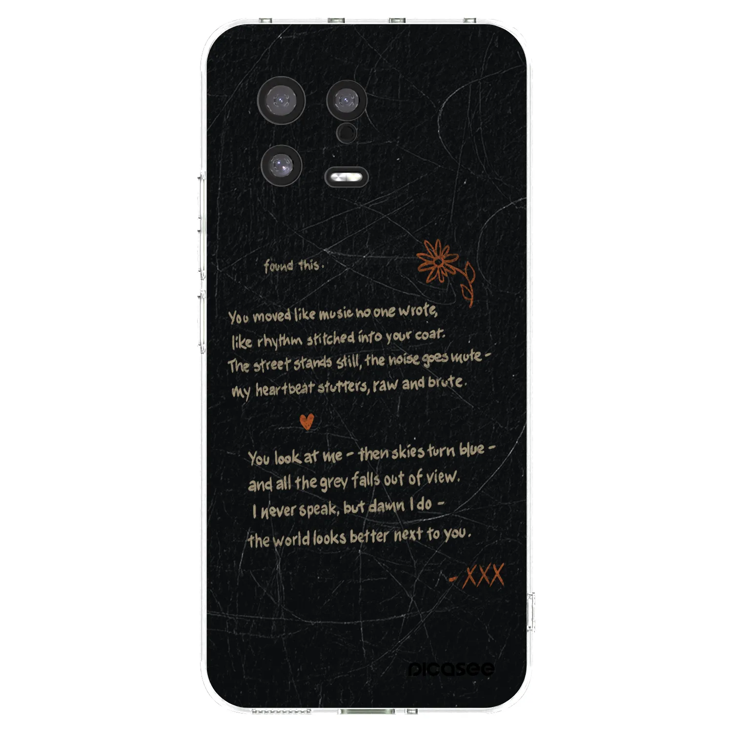 Picasee silikonska prozirna maskica za Xiaomi 13 - POET