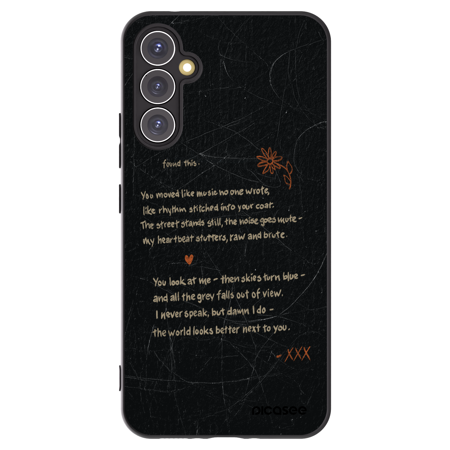 Picasee crna silikonska maskica za Samsung Galaxy A34 5G A346B - POET