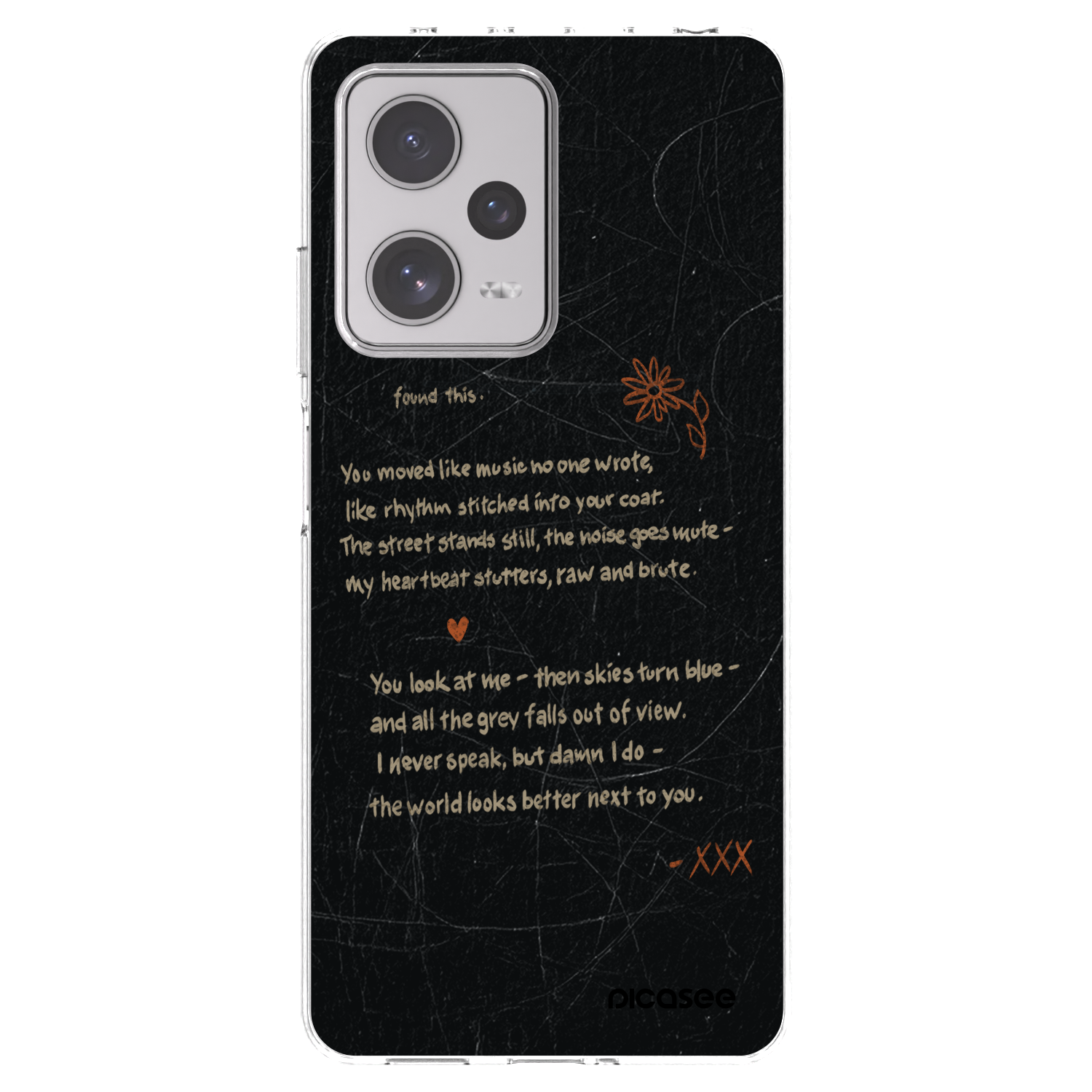 Picasee silikonska prozirna maskica za Xiaomi Redmi Note 12 Pro+ 5G - POET