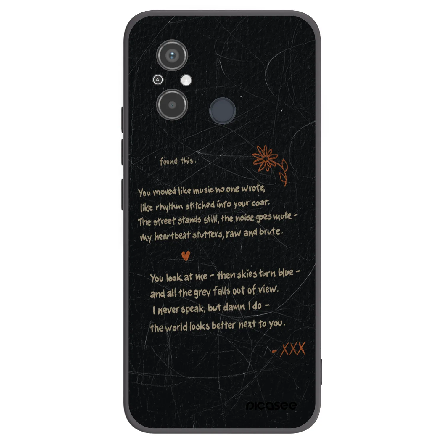Picasee crna silikonska maskica za Xiaomi Redmi 12C - POET