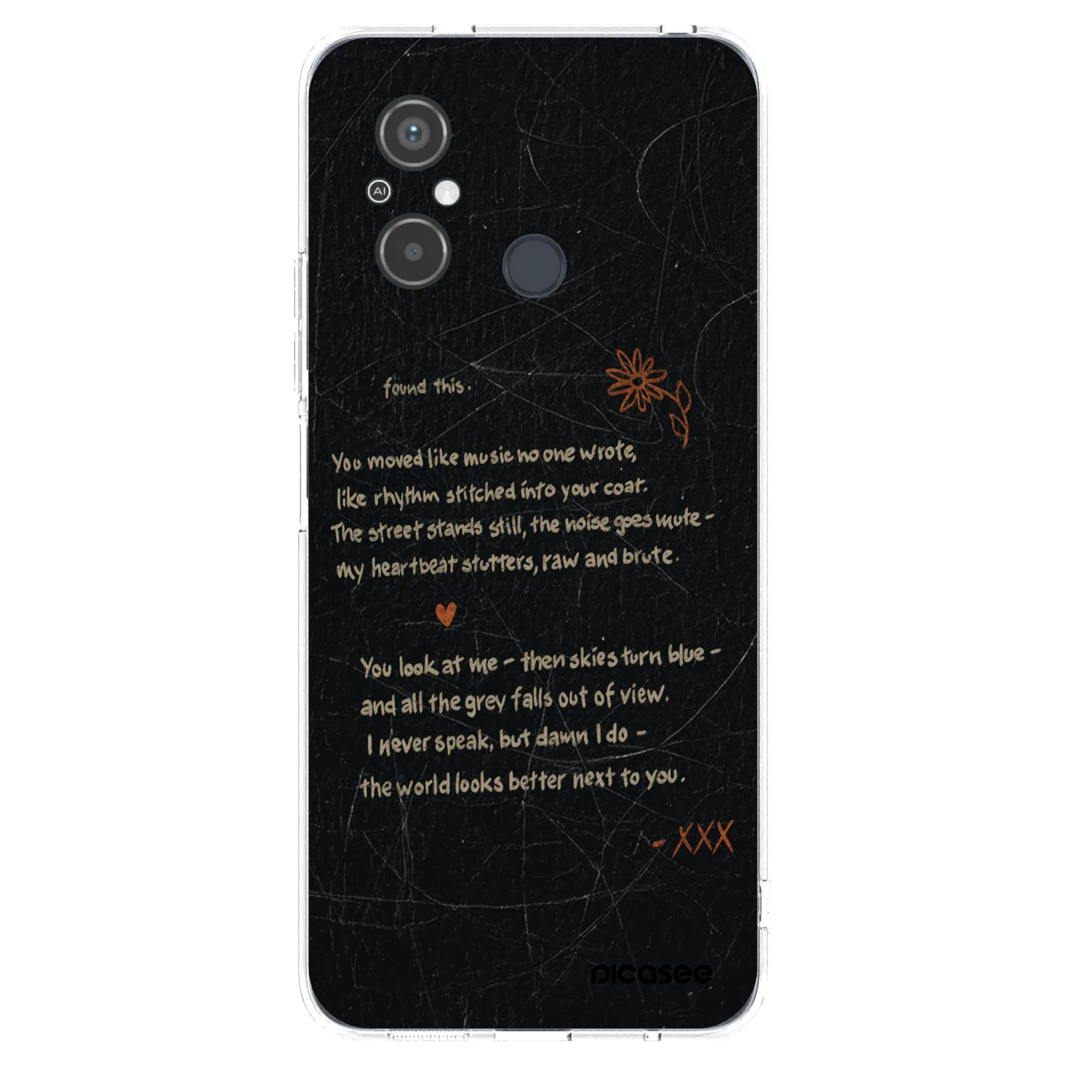 Picasee silikonska prozirna maskica za Xiaomi Redmi 12C - POET