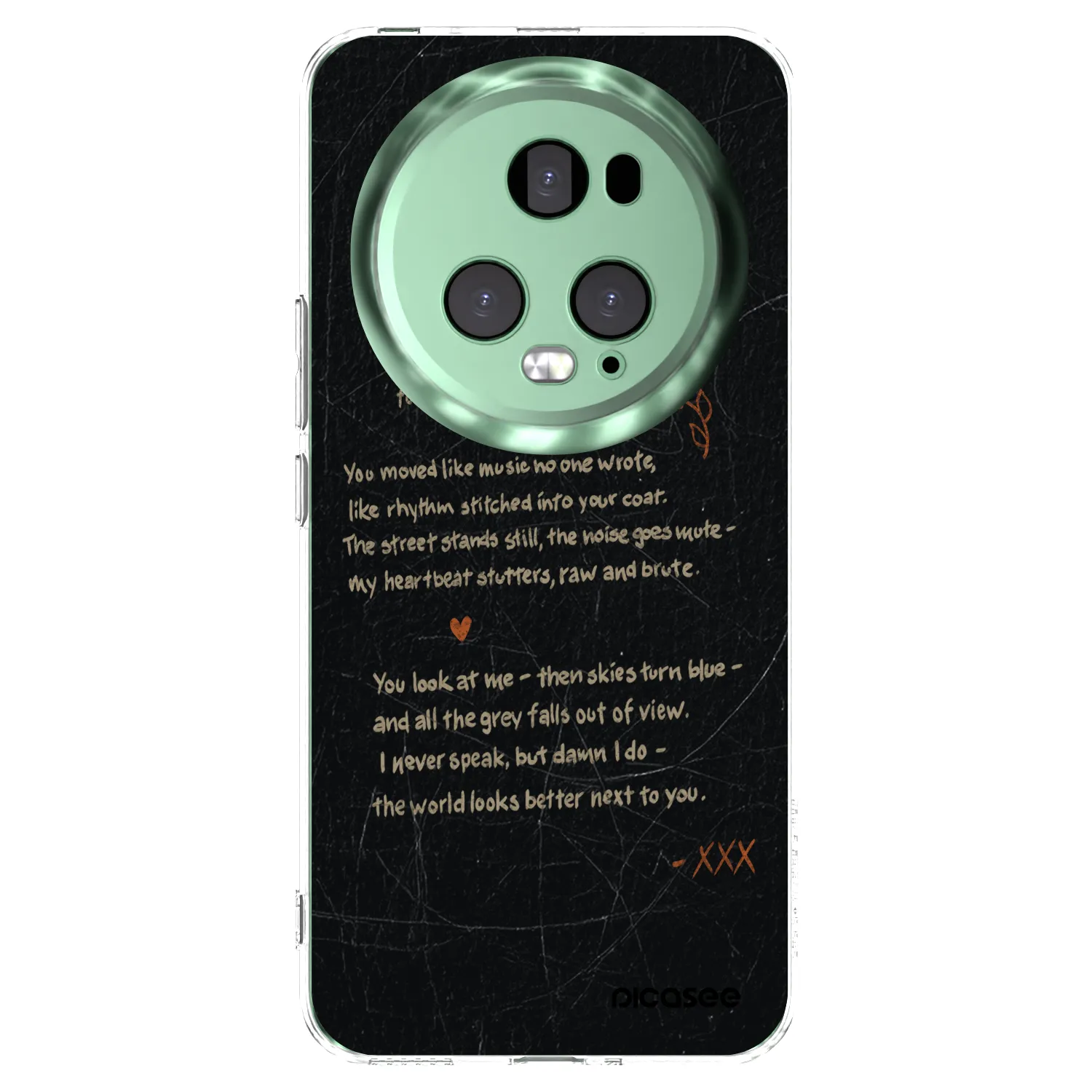 Picasee silikonska prozirna maskica za Honor Magic5 Pro - POET