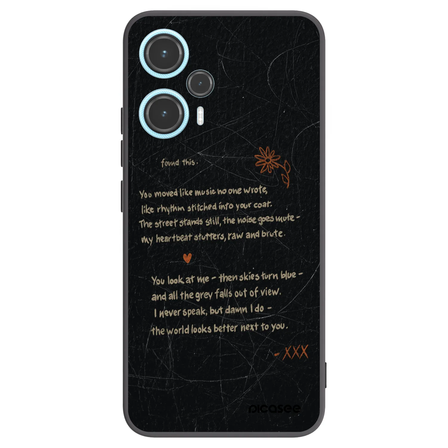 Picasee crna silikonska maskica za Xiaomi Poco F5 - POET