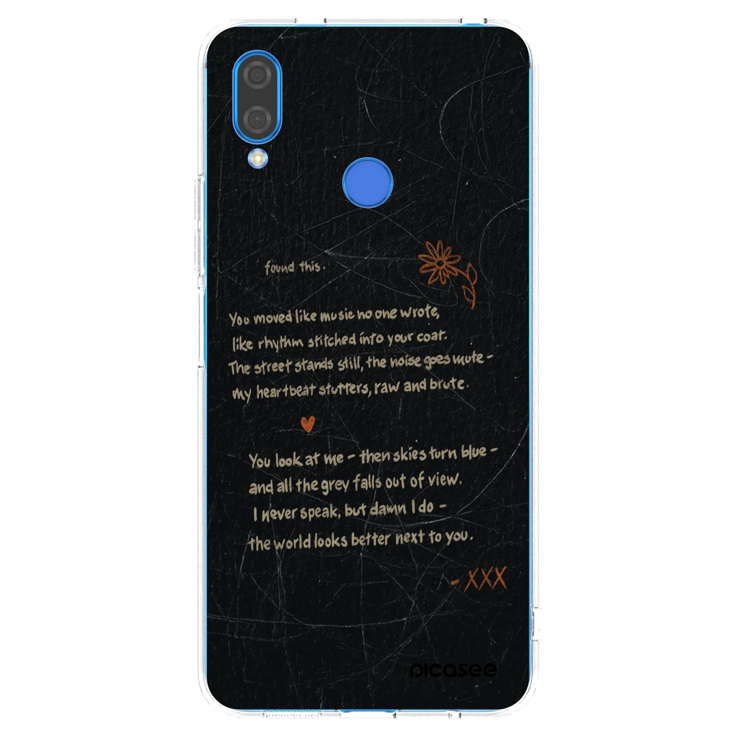 Picasee silikonska prozirna maskica za Huawei Nova 3i - POET