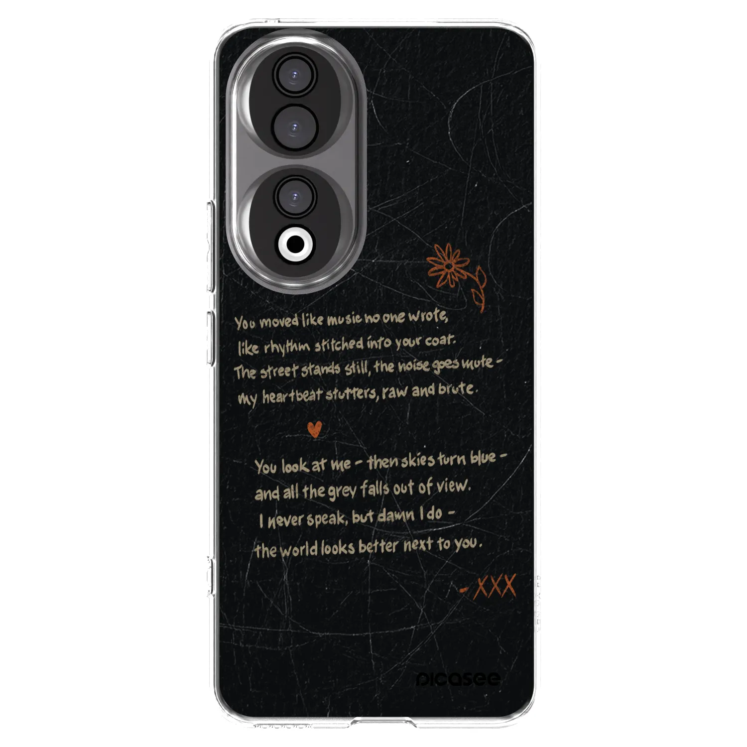 Picasee silikonska prozirna maskica za Honor 90 5G - POET